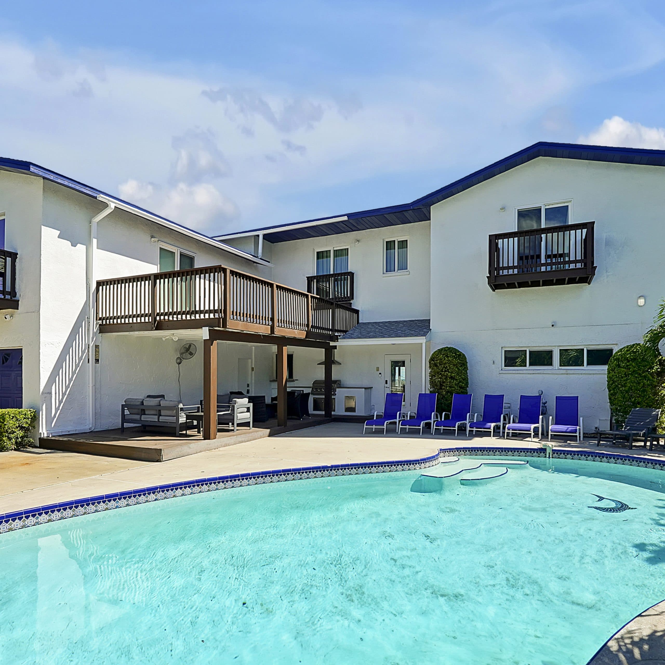 Vacation rental home with a pool