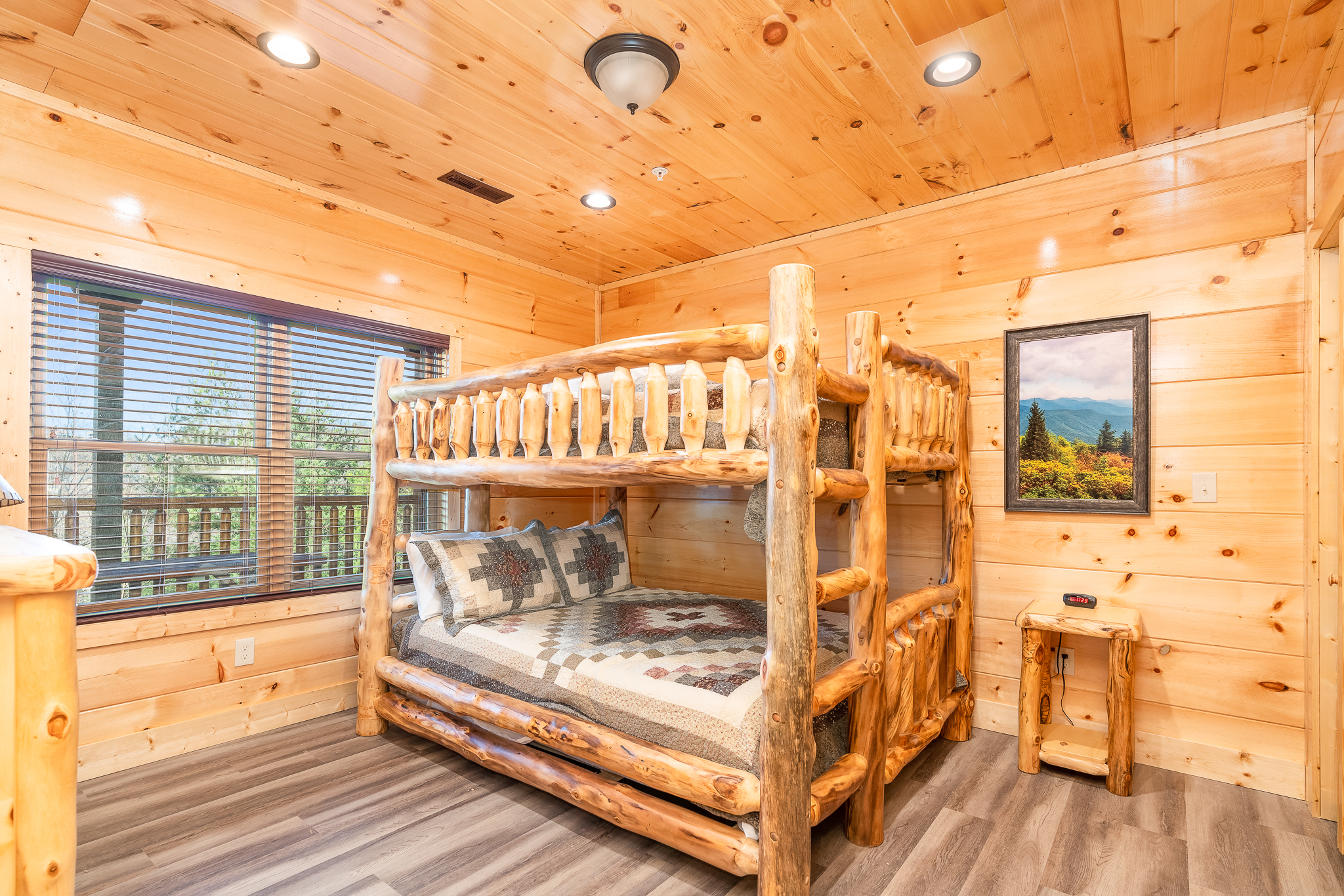 Cabin with beautiful views of the Smokies 6BR/8BA